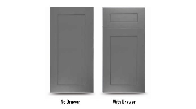 Madison Shaker Gray RTA Kitchen cabinet doors