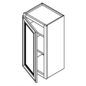 Single Door Wall Cabinet 12"W|36"H|12"D