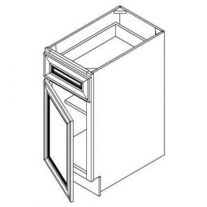 1 Door 1 Drawer Base Cabinet 21"W|34.5"H|24"D