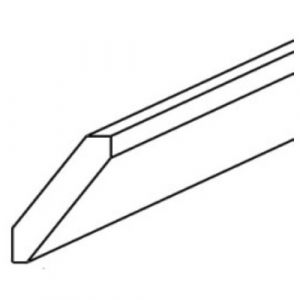 Angled Crown Molding  96"W|3.25"H|0.75"D