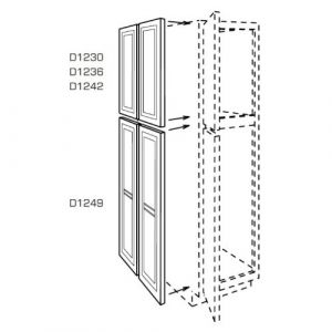1 Decorative Panel/Dummy Door for a Pantry Tall Cabinet 